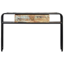 Load image into Gallery viewer, Mobiletto Consolle 118x30x75 cm in Legno Massello di Recupero
