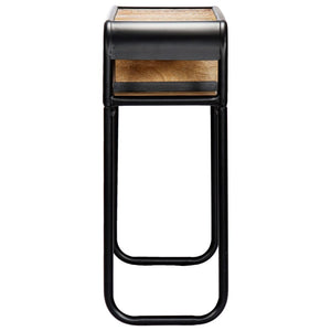 Mobiletto Consolle 118x30x75 cm in Legno Massello di Recupero