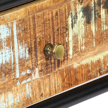 Load image into Gallery viewer, Mobiletto Consolle 118x30x75 cm in Legno Massello di Recupero