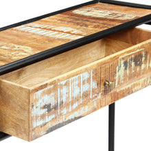Load image into Gallery viewer, Mobiletto Consolle 118x30x75 cm in Legno Massello di Recupero