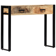 Charger l&#39;image dans la galerie, Tavolo Consolle 90x30x75 cm in Legno Massello di Mango