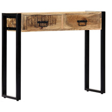Charger l&#39;image dans la galerie, Tavolo Consolle 90x30x75 cm in Legno Massello di Mango