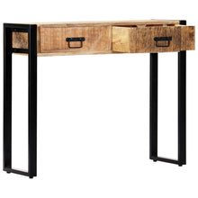 Charger l&#39;image dans la galerie, Tavolo Consolle 90x30x75 cm in Legno Massello di Mango