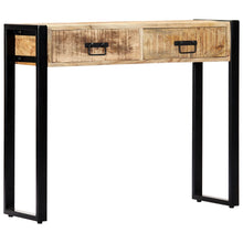 Charger l&#39;image dans la galerie, Tavolo Consolle 90x30x75 cm in Legno Massello di Mango