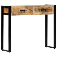Charger l&#39;image dans la galerie, Tavolo Consolle 90x30x75 cm in Legno Massello di Mango