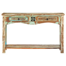 Carica l&#39;immagine nel visualizzatore di Gallery, Mobiletto Consolle 120x40x75 cm in Legno Massello di Recupero