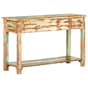 Mobiletto Consolle 120x40x75 cm in Legno Massello di Recupero