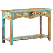 Carica l&#39;immagine nel visualizzatore di Gallery, Mobiletto Consolle 120x40x75 cm in Legno Massello di Recupero
