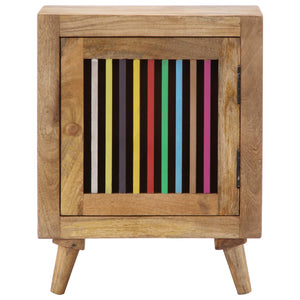 Mobiletto con anta 40x30x50 cm in Legno Massello di Mango