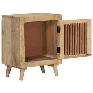 Mobiletto con anta 40x30x50 cm in Legno Massello di Mango