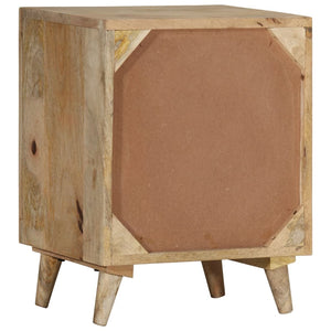 Mobiletto con anta 40x30x50 cm in Legno Massello di Mango