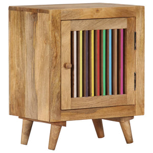 Mobiletto con anta 40x30x50 cm in Legno Massello di Mango