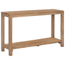 Carica l&#39;immagine nel visualizzatore di Gallery, Mobiletto Consolle 120x35x75 cm in Legno Massello di Teak
