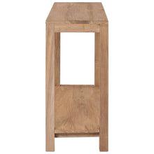 Carica l&#39;immagine nel visualizzatore di Gallery, Mobiletto Consolle 120x35x75 cm in Legno Massello di Teak