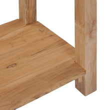 Carica l&#39;immagine nel visualizzatore di Gallery, Mobiletto Consolle 120x35x75 cm in Legno Massello di Teak