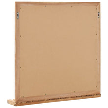 Indlæs billede til gallerivisning Specchio con Mensola da Bagno 60x12x62 cm in Legno Massello di Noce