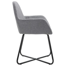 Carica l&#39;immagine nel visualizzatore di Gallery, Sedie da Pranzo 2 pz Grigio Chiaro in Tessuto