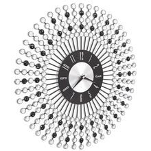 Carica l&#39;immagine nel visualizzatore di Gallery, Orologio da Parete in Metallo 43 cm Nero