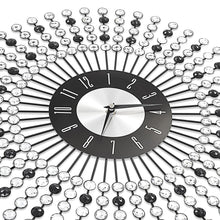 Carica l&#39;immagine nel visualizzatore di Gallery, Orologio da Parete in Metallo 43 cm Nero
