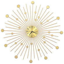 Charger l&#39;image dans la galerie, Orologio da Parete in Metallo 70 cm Dorato