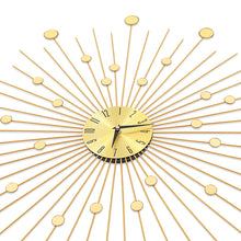 Charger l&#39;image dans la galerie, Orologio da Parete in Metallo 70 cm Dorato