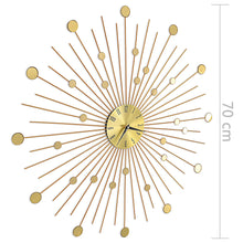 Charger l&#39;image dans la galerie, Orologio da Parete in Metallo 70 cm Dorato