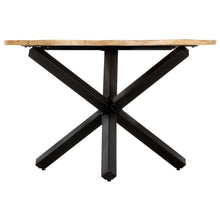 Load image into Gallery viewer, Tavolo da Pranzo Rotondo 120x76cm in Legno Massello di Mango