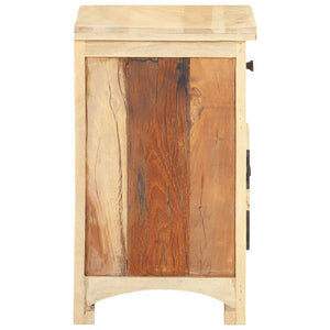 Mobiletto con Anta e Cassetto 40x30x50 cm in Legno Massello di Recupero
