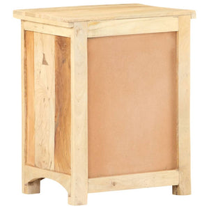 Mobiletto con Anta e Cassetto 40x30x50 cm in Legno Massello di Recupero