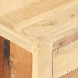 Mobiletto con Anta e Cassetto 40x30x50 cm in Legno Massello di Recupero