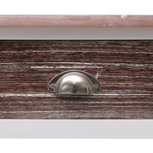 Laden Sie das Bild in den Galerie-Viewer, Tavolo Consolle Marrone 90x30x77 cm in Legno
