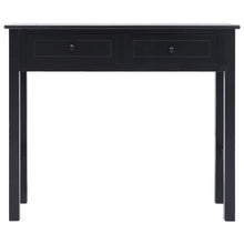 Load image into Gallery viewer, Tavolo Consolle Nero 90x30x77 cm in Legno