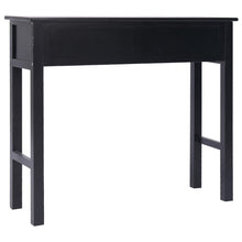 Load image into Gallery viewer, Tavolo Consolle Nero 90x30x77 cm in Legno