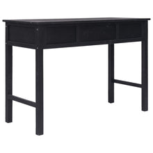 Laden Sie das Bild in den Galerie-Viewer, Tavolo Consolle Nero 110x45x76 cm in Legno