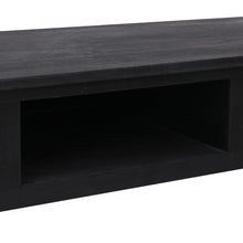 Laden Sie das Bild in den Galerie-Viewer, Tavolo Consolle Nero 110x45x76 cm in Legno