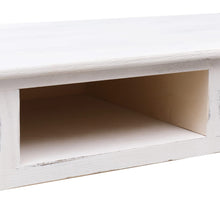 Load image into Gallery viewer, Tavolo Consolle Bianco Anticato 110x45x76 cm in Legno