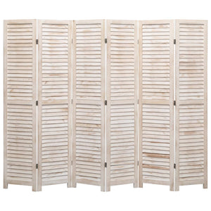 Separè 6 Pannelli 210x165 cm in Legno
