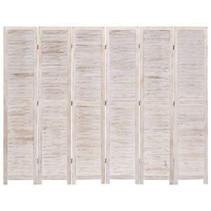 Separè 6 Pannelli 210x165 cm in Legno