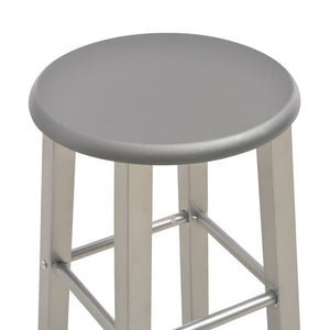 Sgabelli da Bar 2 pz Antracite MDF