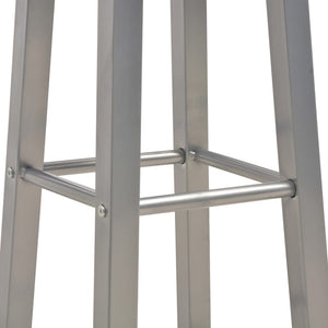 Sgabelli da Bar 2 pz Antracite MDF