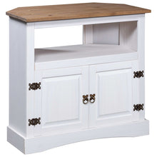 Indlæs billede til gallerivisning Mobiletto in Pino Messicano Bianco con piano Naturale 80x43x78 cm