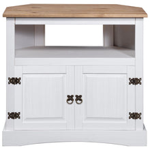 Indlæs billede til gallerivisning Mobiletto in Pino Messicano Bianco con piano Naturale 80x43x78 cm