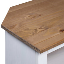Indlæs billede til gallerivisning Mobiletto in Pino Messicano Bianco con piano Naturale 80x43x78 cm
