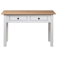 Charger l&#39;image dans la galerie, Tavolo Consolle Bianco 110x40x72 cm Legno Massello Pino Panama