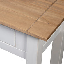 Charger l&#39;image dans la galerie, Tavolo Consolle Bianco 110x40x72 cm Legno Massello Pino Panama