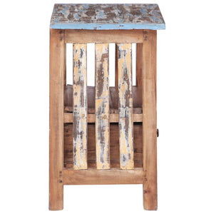 Comodino 41x30x50 cm in Legno Massello di Mogano