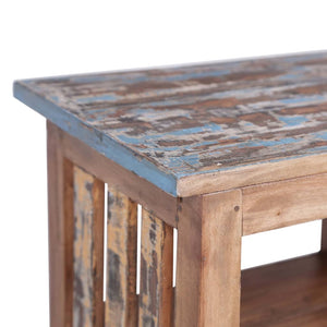 Comodino 41x30x50 cm in Legno Massello di Mogano