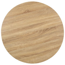 Load image into Gallery viewer, Tavolo da Pranzo Stile Bistrot Marrone Chiaro 80 cm in MDF
