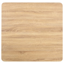 Load image into Gallery viewer, Tavolo da Pranzo Stile Bistrot Marrone Chiaro 80x80 cm in MDF