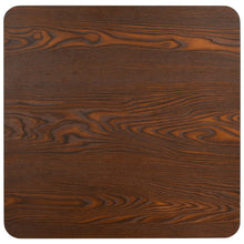 Load image into Gallery viewer, Tavolo da Pranzo Stile Bistrot Marrone Scuro 80x80 cm in MDF